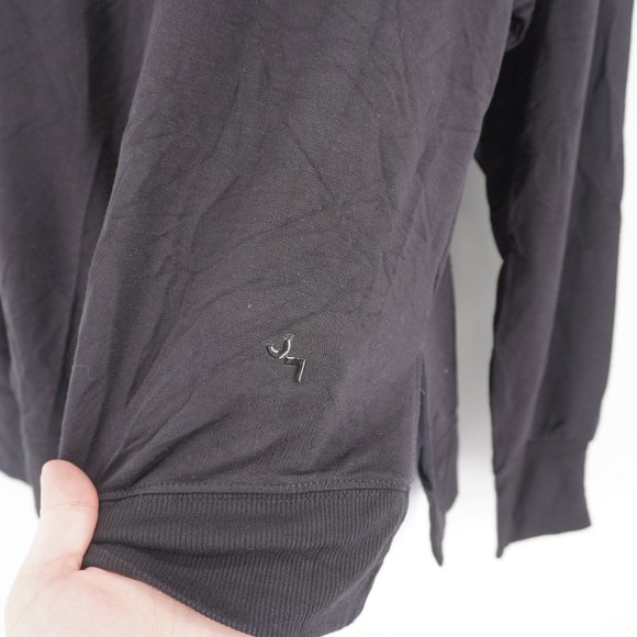 JoyLab NWT Women's Black Super Soft Lightweight Loose Fit Crewneck Sweatshirt XS - Picture 4 of 5